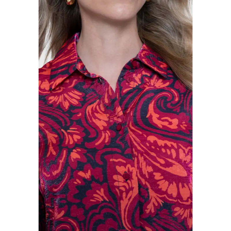 Geisha-Fashi_2026-Winter-1_675_63675-20_8 Geisha Blouse 63675-20 675 Navy/Coral
