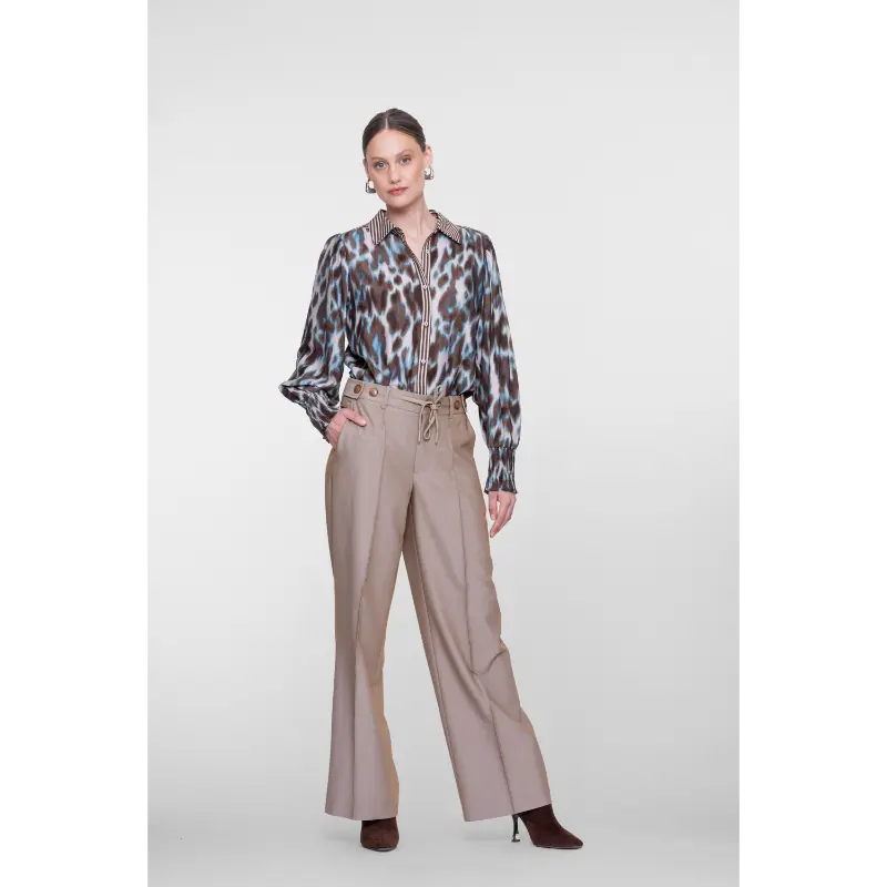 Geisha-Fashi_2026-Winter-1_675_63713-20_8 Geisha Blouse 63713-20 675 Navy/Brown