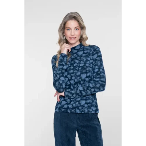 Geisha Top 62585-14 685 Dark Blue
