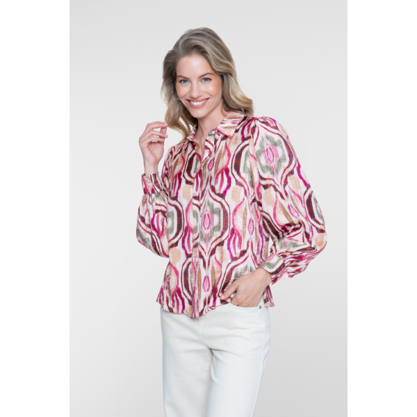 Geisha-Fashi_2026-Winter-1_720_63640-20_7 Geisha Blouse 63640-20 Sand/Burgundy