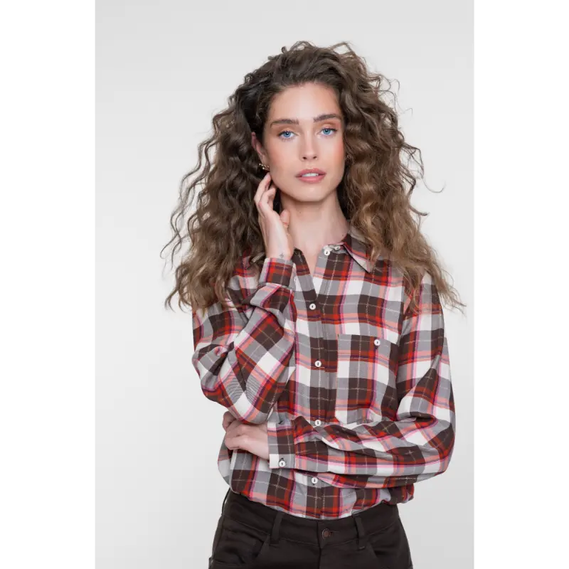 Geisha-Fashi_2026-Winter-1_775_63664-20_7 Geisha Blouse 63664-20 775 Brown/Red
