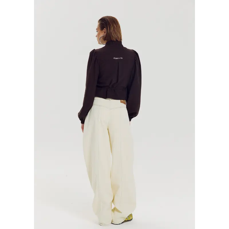 Harper-&-Yve_AutumnWinter-2026_1025_AW6P601_4 Harper&Yve Blouse Debby AW6P601 1025 Hot Fudge