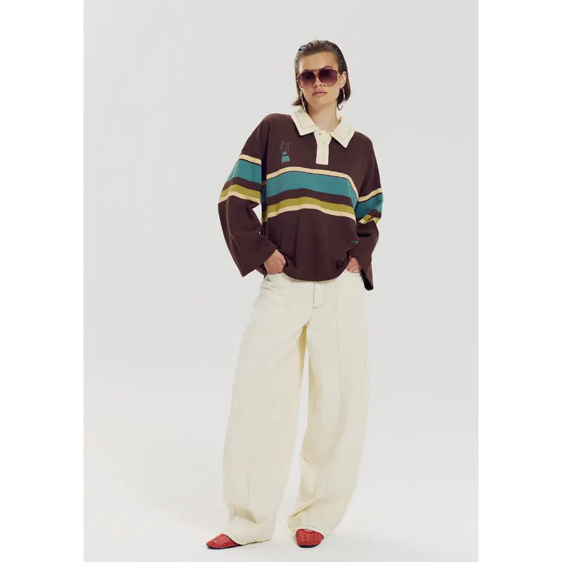 Harper-&-Yve_AutumnWinter-2026_1025_AW6Y503_3 Harper&Yve Polo Pollie AW6Y503 1025 Hot Fudge