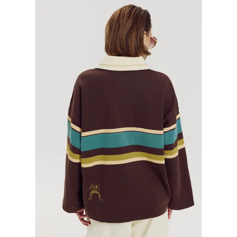 Harper-&-Yve_AutumnWinter-2026_1025_AW6Y503_6 Harper&Yve Polo Pollie AW6Y503 1025 Hot Fudge