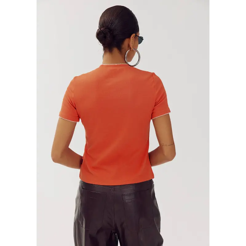 Harper-&-Yve_AutumnWinter-2026_327_AW6P400_6 Harper&Yve T-Shirt Cammy AW6P400 327 Paprika