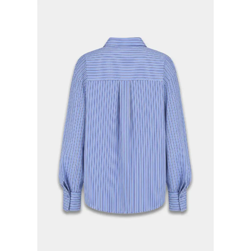 Harper-&-Yve_AutumnWinter-2026_420_AW6C601_2 Harper&Yve Blouse Ted AW6C601 420 Stripe Blue