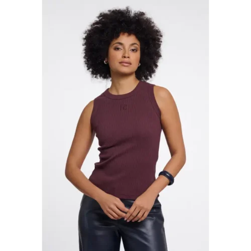 Rino&Pelle_AW26_10873_Drew.7002611 Rino & Pelle Top Drew.7002611 10873 Chocolate