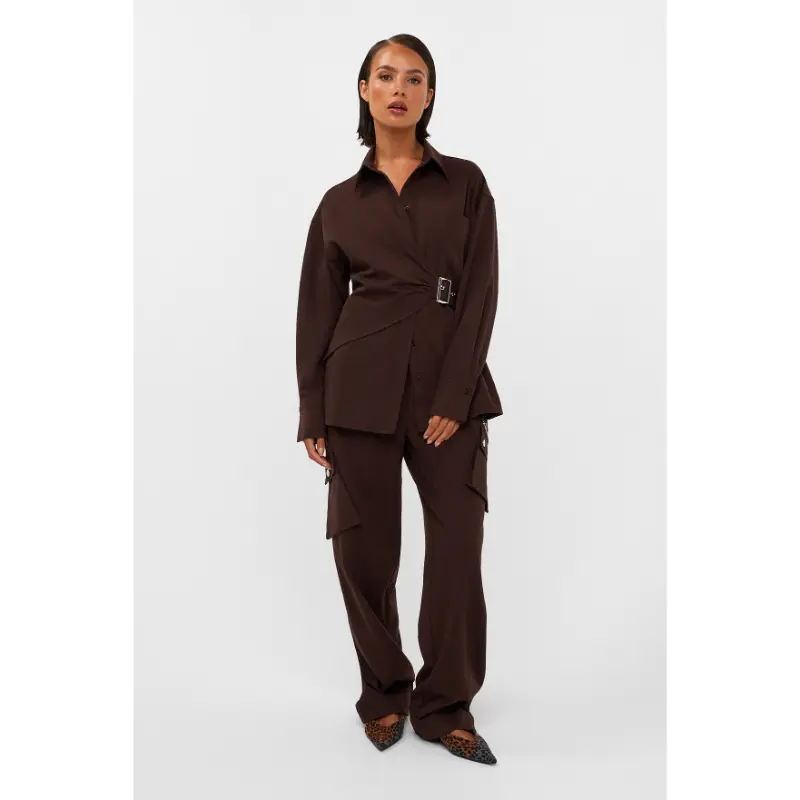 STUDIO-AMAYA_AutumnWinter-2026_200_263ST-51_3 Studio Amaya Blouse Roos 263ST-51 200 Brown