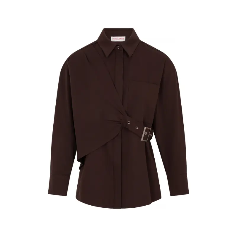 STUDIO-AMAYA_AutumnWinter-2026_200_263ST-51_5 Studio Amaya Blouse Roos 263ST-51 200 Brown