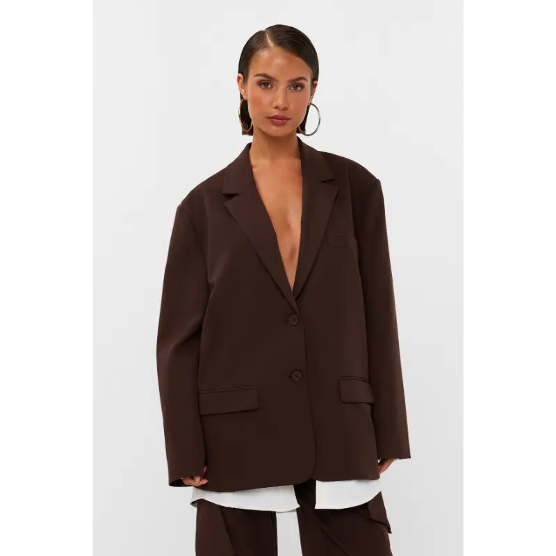 STUDIO-AMAYA_AutumnWinter-2026_200_263ST-52_3 Studio Amaya Blazer Sellie 263ST-52 200 Brown