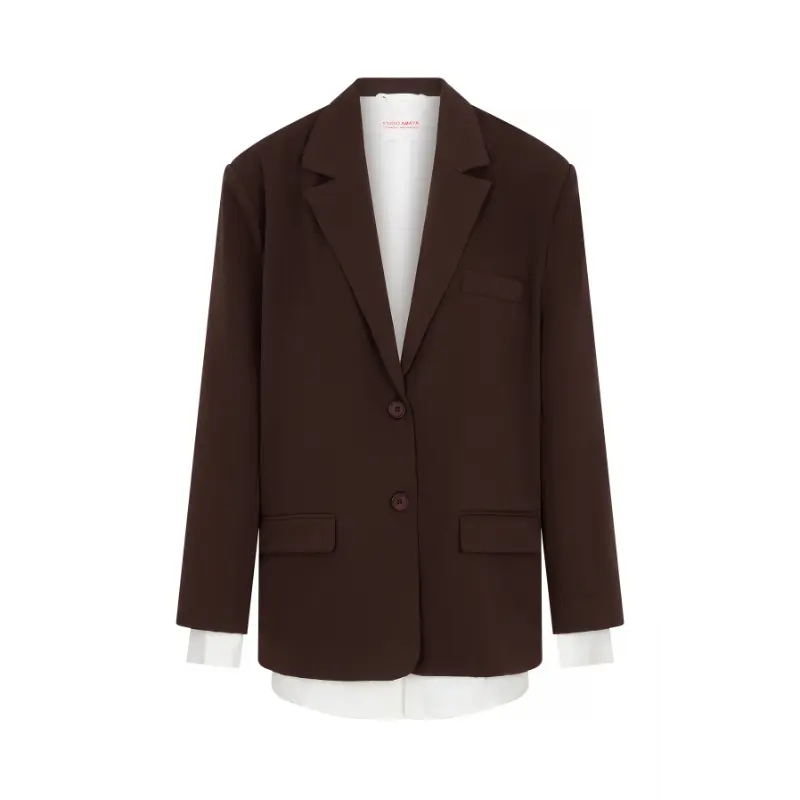 STUDIO-AMAYA_AutumnWinter-2026_200_263ST-52_5 Studio Amaya Blazer Sellie 263ST-52 200 Brown