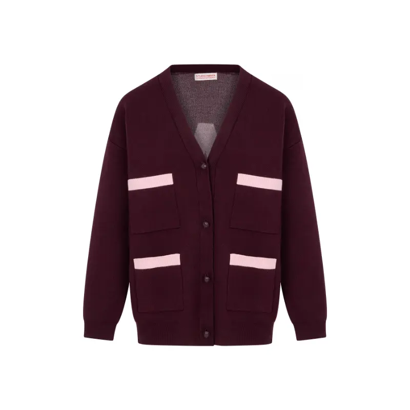 Studio Amaya Vest Veya 263ST-1 603 Bordeaux