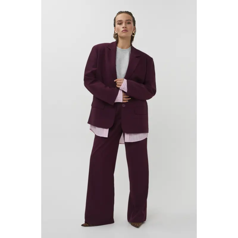 STUDIO-AMAYA_AutumnWinter-2026_603_263ST-22_2 Studio Amaya Blazer Haven 263ST-22 603 Bordeaux