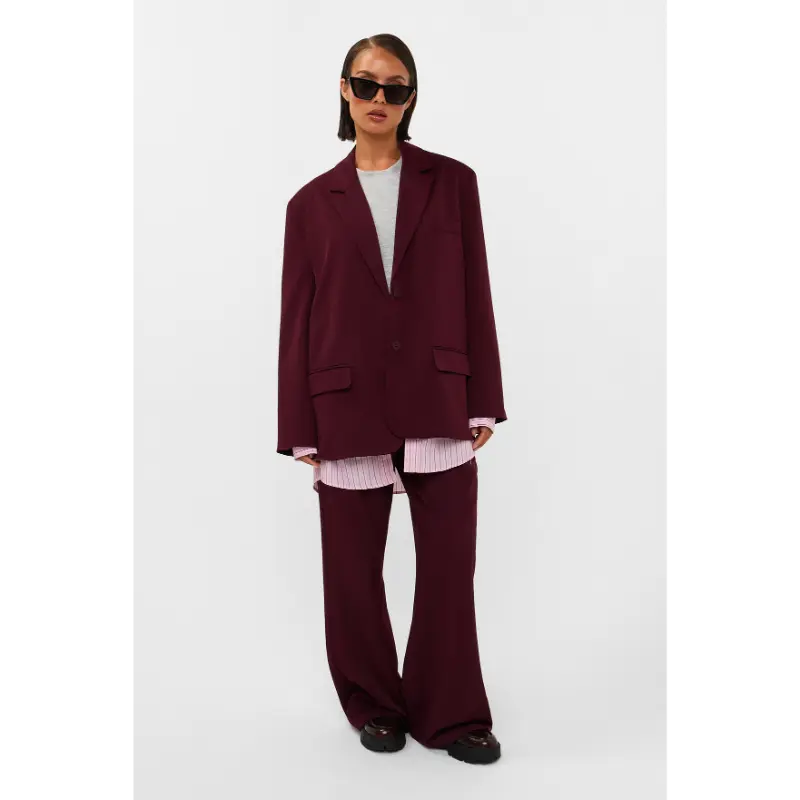 STUDIO-AMAYA_AutumnWinter-2026_603_263ST-22_3 Studio Amaya Blazer Haven 263ST-22 603 Bordeaux