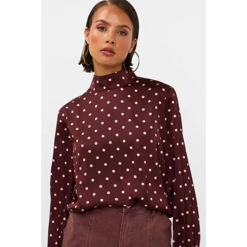 STUDIO-AMAYA_AutumnWinter-2026_603_263ST-47 Studio Amaya Blouse Selya 263ST-47 603 Bordeaux