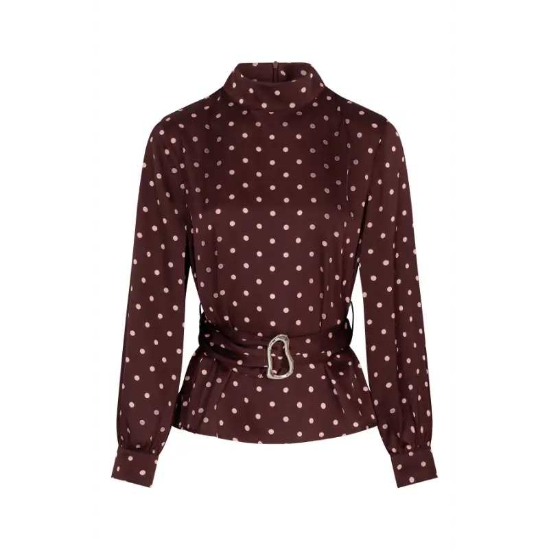 STUDIO-AMAYA_AutumnWinter-2026_603_263ST-47_6 Studio Amaya Blouse Selya 263ST-47 603 Bordeaux