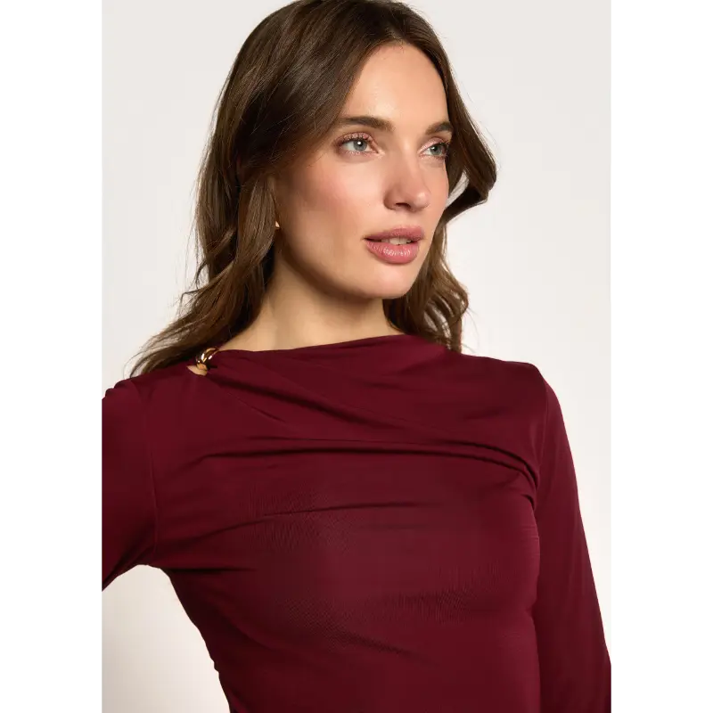 Tana2 Freebird Top Tana 2363 Burgundy