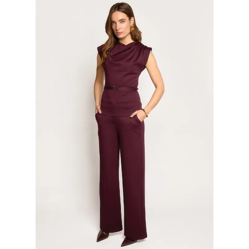 Tansy2 Freebird Top Tansy 2363 Burgundy