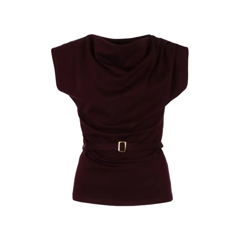 Tansy5 Freebird Top Tansy 2363 Burgundy