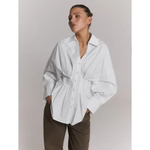 r26089410161 Refined Department Blouse Guusje R2608941016 White