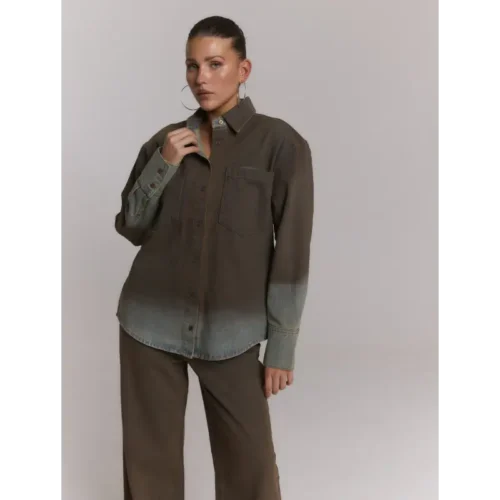 r26089730311 Refined Department Blouse Naro R2608973031 Washed Denim