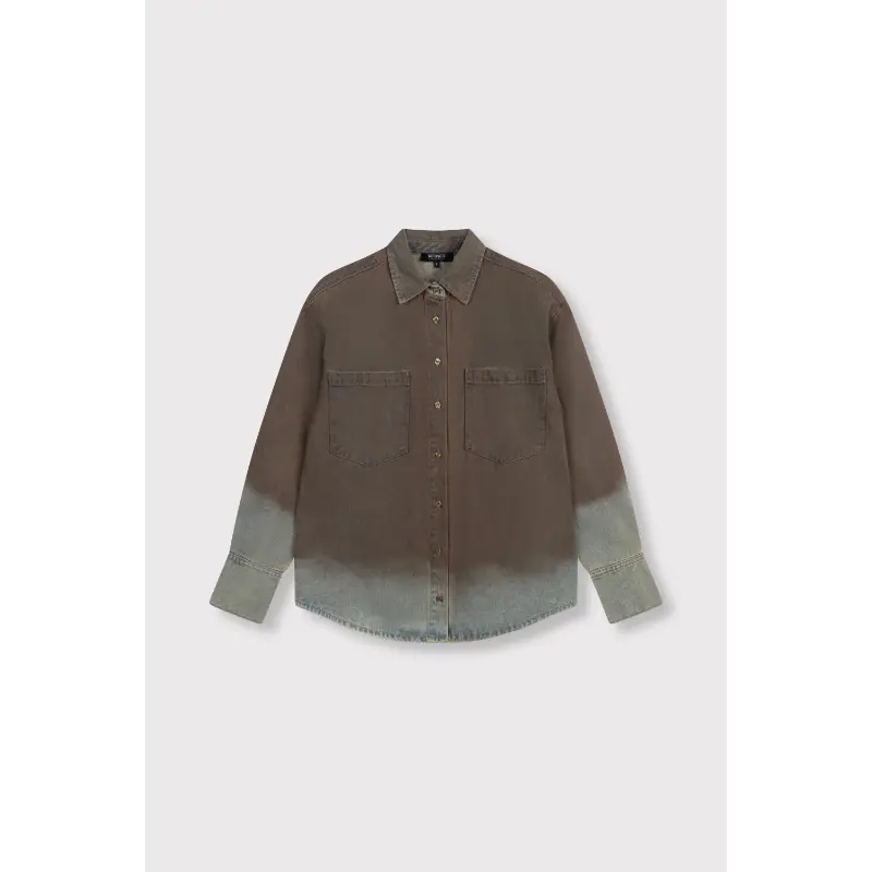r26089730313 Refined Department Blouse Naro R2608973031 Washed Denim