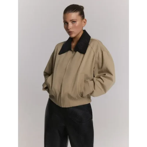 r26094821043 Refined Department Bomber Jotti R2609482104 Light Beige