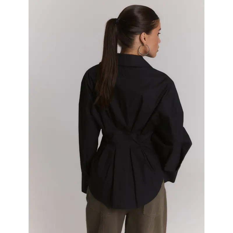 r26099410672 Refined Department Blouse Guusje R2609941067 Black