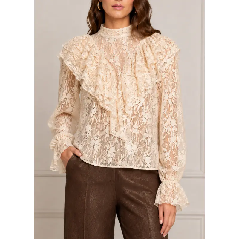 Bernadette2 Freebird Top Bernadette 2393 Soft Vanilla
