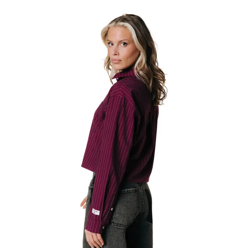 Colourful-Re_AutumnWinter-2026_609_WB118371 Colourful Rebel Blouse Aliya WB118371 609 Bordeaux