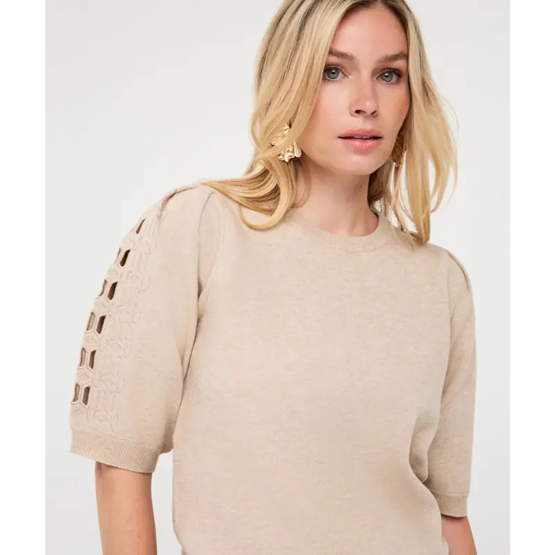 EsQualo_Fall-2026_170_F26.07524_7 Esqualo Sweater F26.07524 170 Biscuit