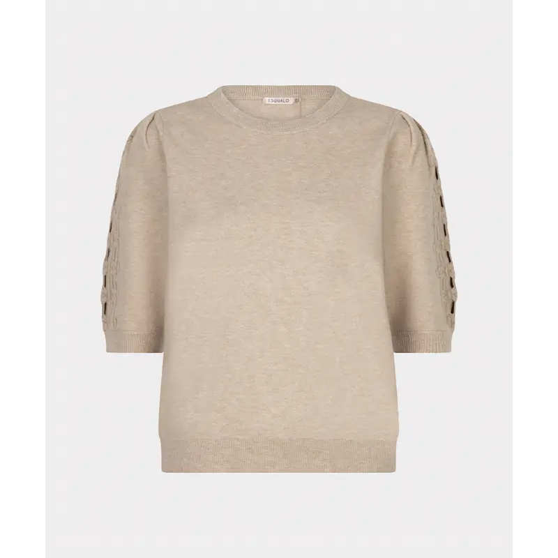 EsQualo_Fall-2026_170_F26.07524_8 Esqualo Sweater F26.07524 170 Biscuit