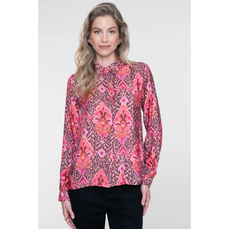 Geisha-Fashi_2026-Winter-1_470_63663-20 Geisha Blouse 63663-20 470 Bordeaux