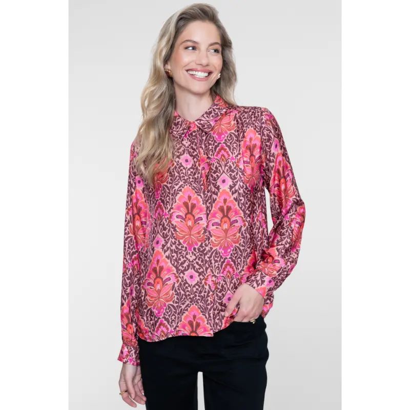 Geisha-Fashi_2026-Winter-1_470_63663-20_5 Geisha Blouse 63663-20 470 Bordeaux