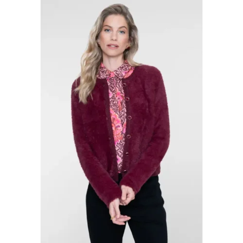 Geisha Vest 64508-10 480 Burgundy