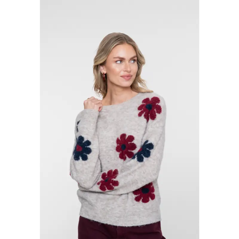 Geisha-Fashi_2026-Winter-1_720_64506-10 Geisha Trui 64506-10 720 Sand/Burgundy
