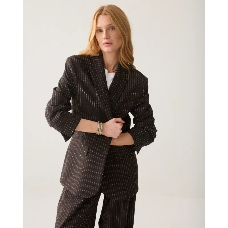 Summum-_fall-2026_754_1s1325-12495 Summum Blazer 1s1325-12495 754 Dark Chocolate