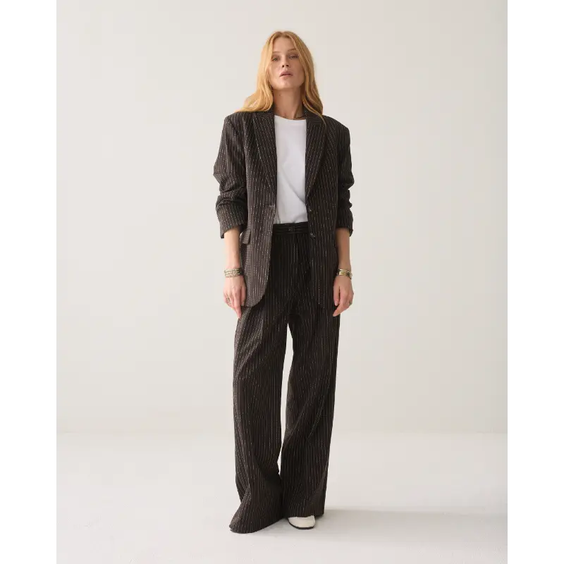 Summum-_fall-2026_754_1s1325-12495_2 Summum Blazer 1s1325-12495 754 Dark Chocolate