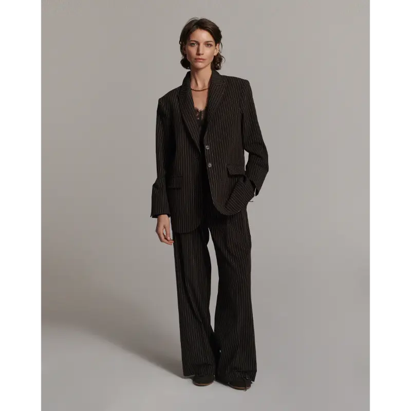 Summum-_fall-2026_754_1s1325-12495_6 Summum Blazer 1s1325-12495 754 Dark Chocolate