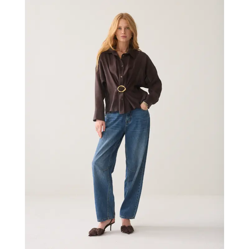 Summum-_fall-2026_754_2s3524-12492_2 Summum Blouse 2s3524-12492 754 Dark Chocolate