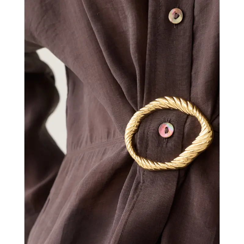 Summum-_fall-2026_754_2s3524-12492_6 Summum Blouse 2s3524-12492 754 Dark Chocolate