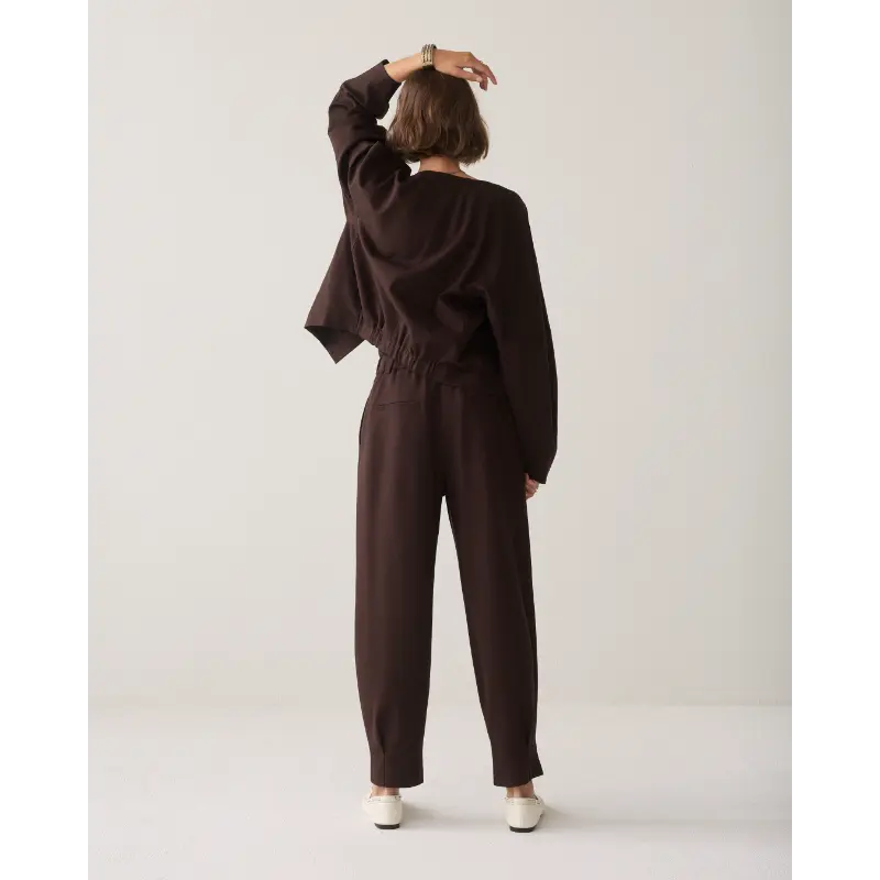 Summum-_fall-2026_754_4s3023-11580_3 Summum Broek 4s3023-11580 754 Dark Chocolate