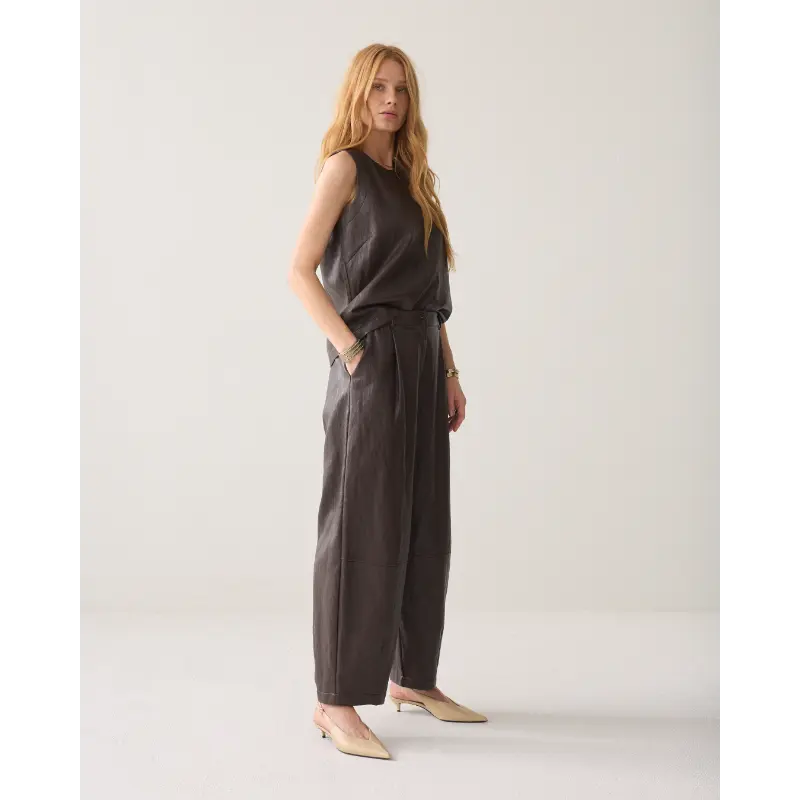 Summum-_fall-2026_754_4s3043-12526_4 Summum Broek 4s3043-12526 754 Dark Chocolate