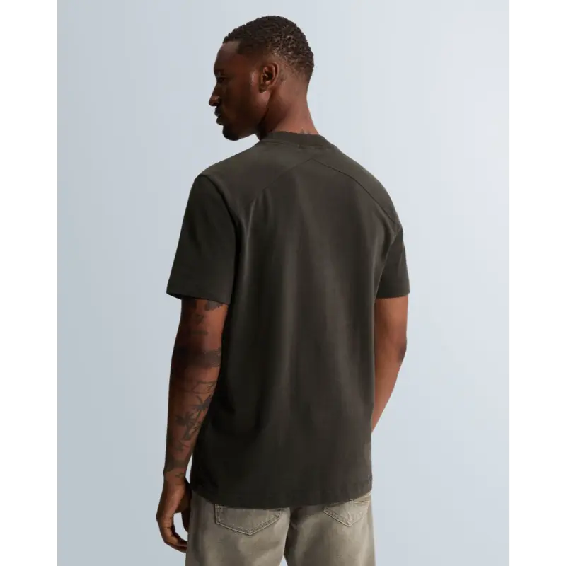 ctss2609563 Grijs02 Cast Iron T-Shirt CTSS2609563 9167 Clever Crow