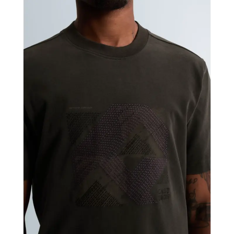 ctss2609563 Grijs04 Cast Iron T-Shirt CTSS2609563 9167 Clever Crow