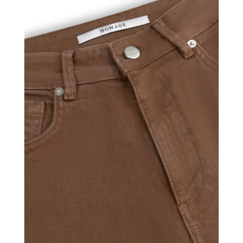 h-cw26m15 Brown4 Homage Jeans Bella H-CW26m15 Dark Brown