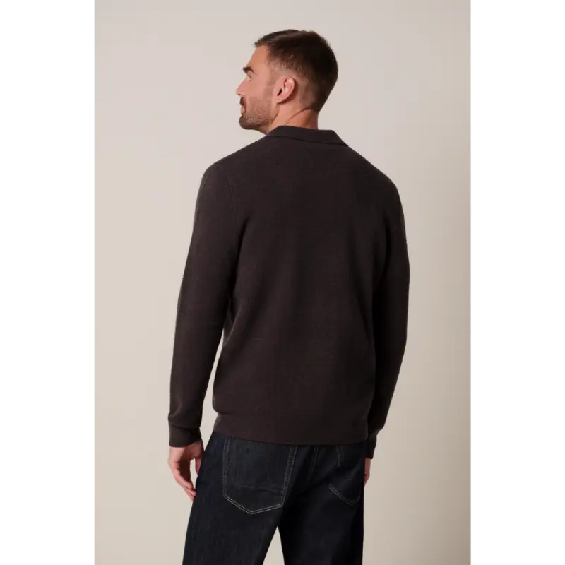 ppxj30041g5 Profuomo Polo Lange Mouw PPXJ30041g Bordeaux