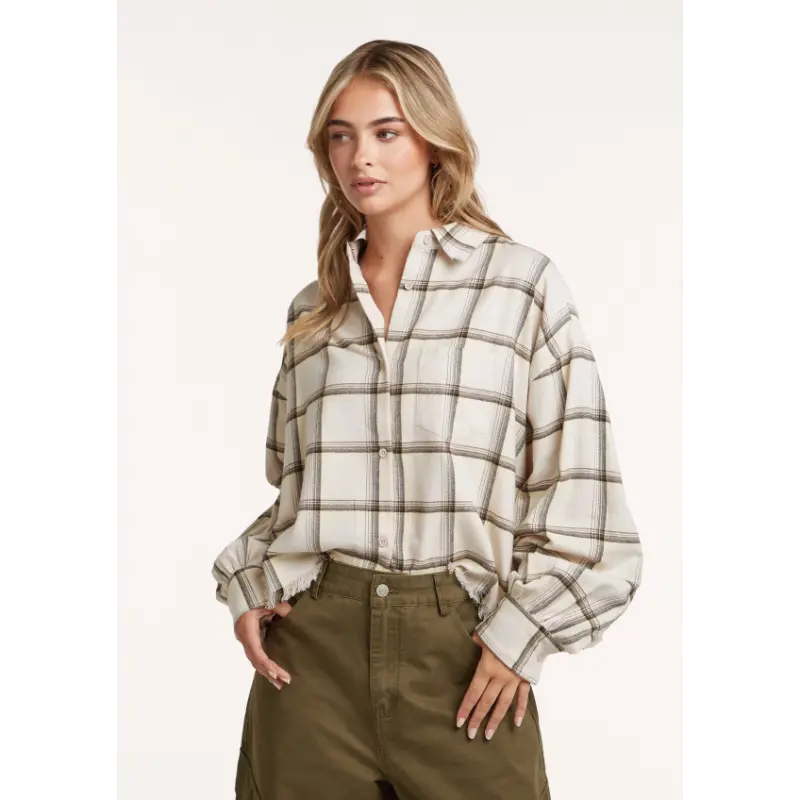 w26_103_1 Circle of Trust Blouse Dilan w26_103_ 2098 Teak