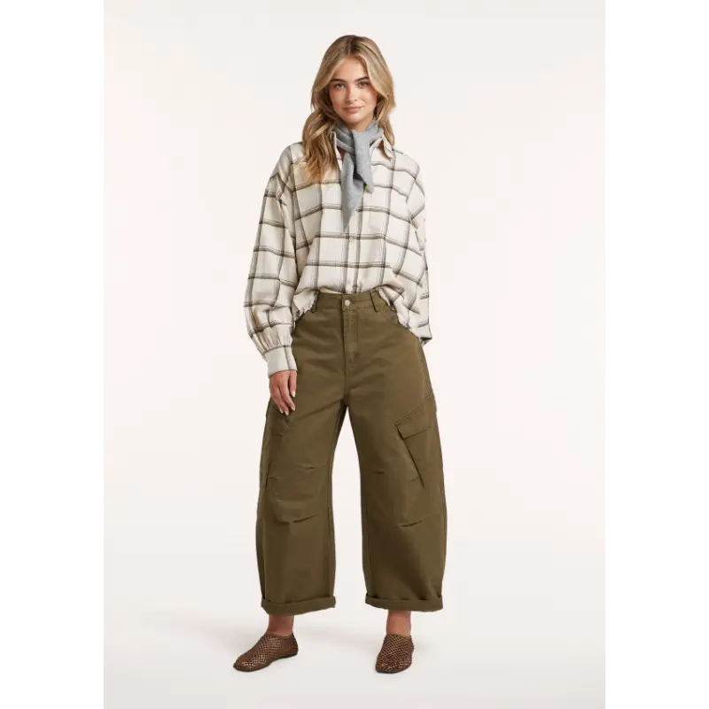 w26_103_2 Circle of Trust Blouse Dilan w26_103_ 2098 Teak
