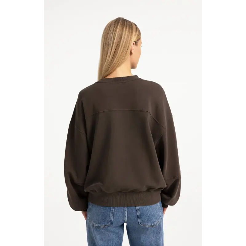 01-109130-609-93913_2 Yaya Sweater 01-109130-609 Beige/Bruin Dessin 81018